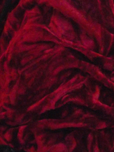 Cynthia's Princess Purse Crushed Velvet Deep Burgundy